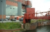 MUFC - Prior to the start of the job - left hand elevation of bridge leading to the MUFC ground.